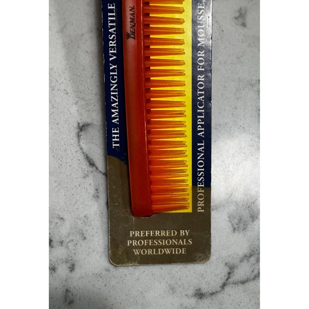 Denman D12 Three-Row Detangle & Tease Styling Comb – Brand New in Packaging